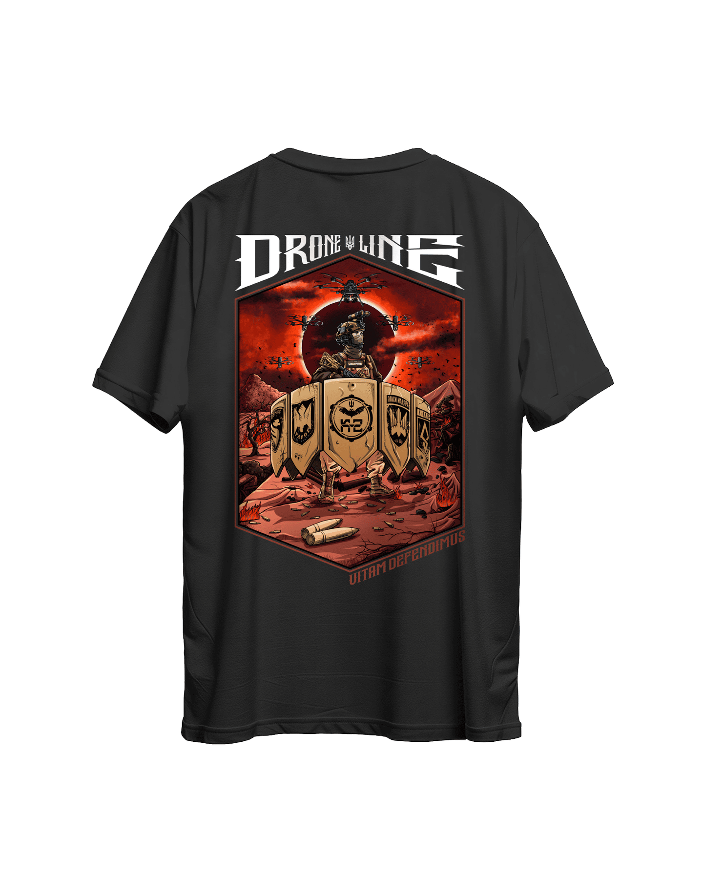 Футболка "Drone Line" Графіт, 2XL 83332829858 фото