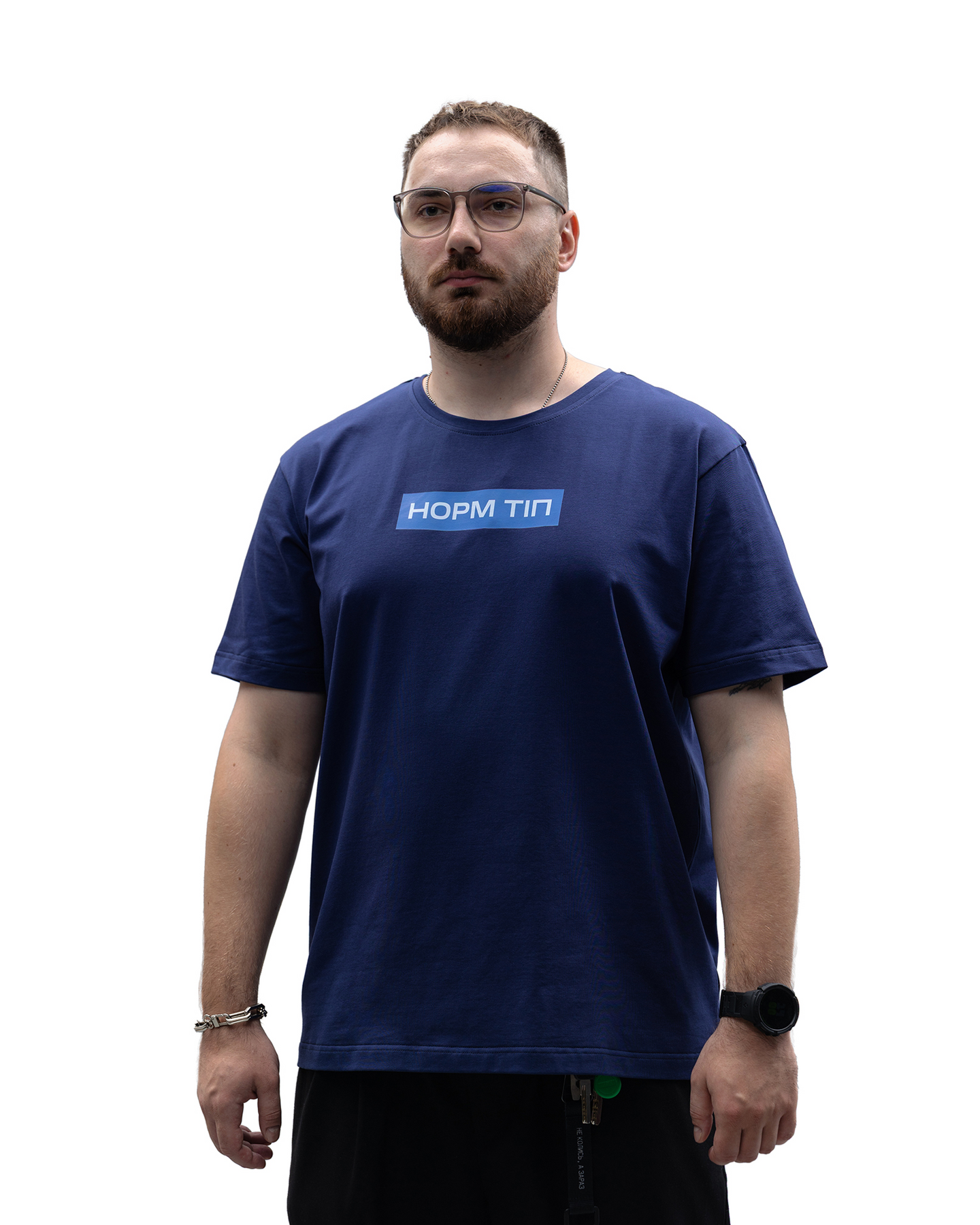 Футболка "Норм Тіп" Navy Blue, S 93366677854 фото