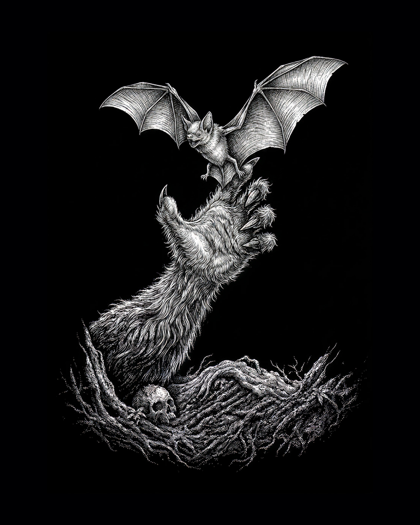 Футболка "Werewolf" Чорна, S 83333829838 фото